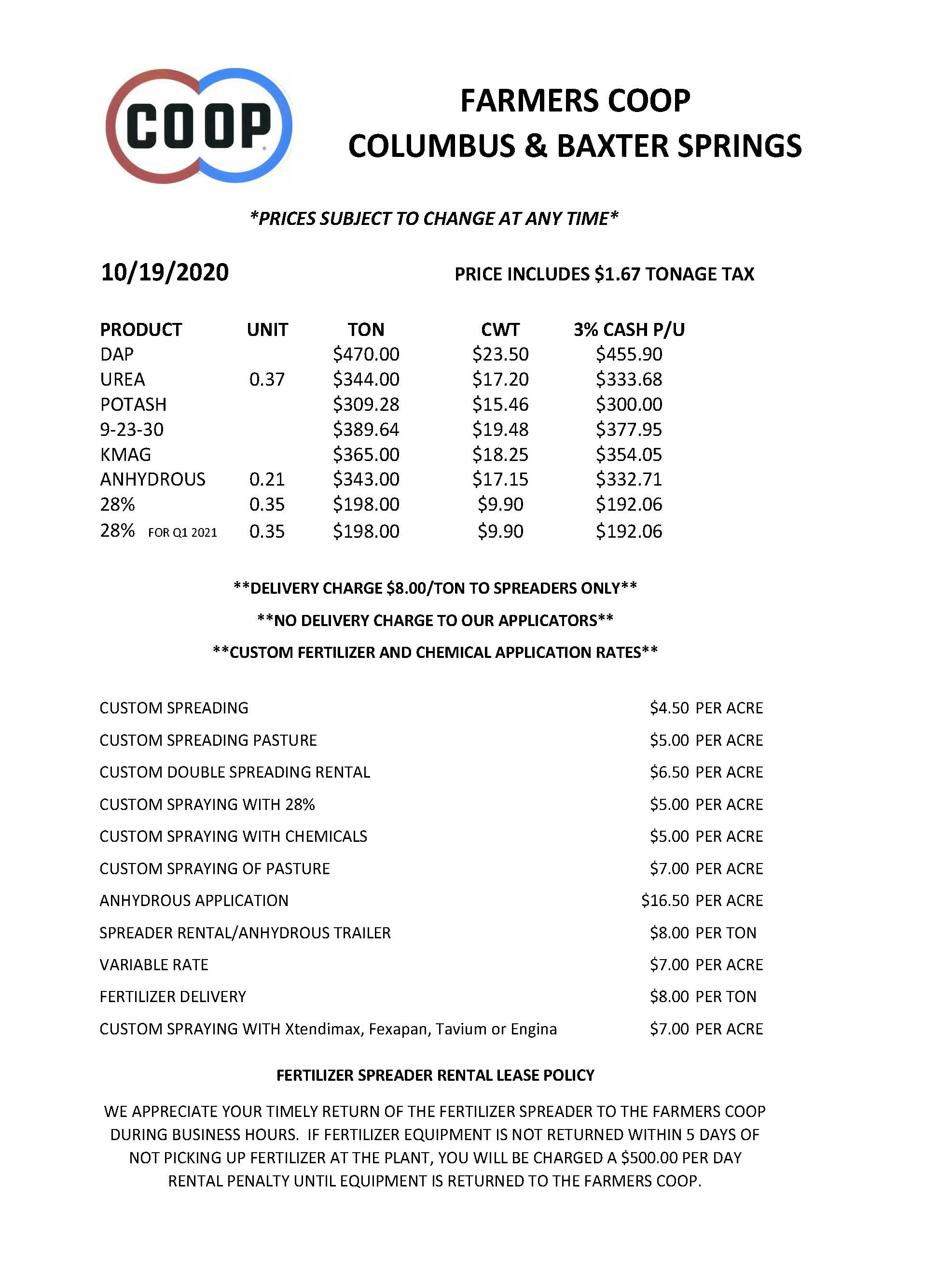 Farmers Coop Columbus Homepage